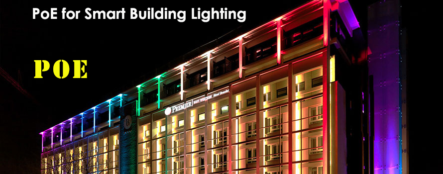 PoE Switch Used for Smart Building Lighting